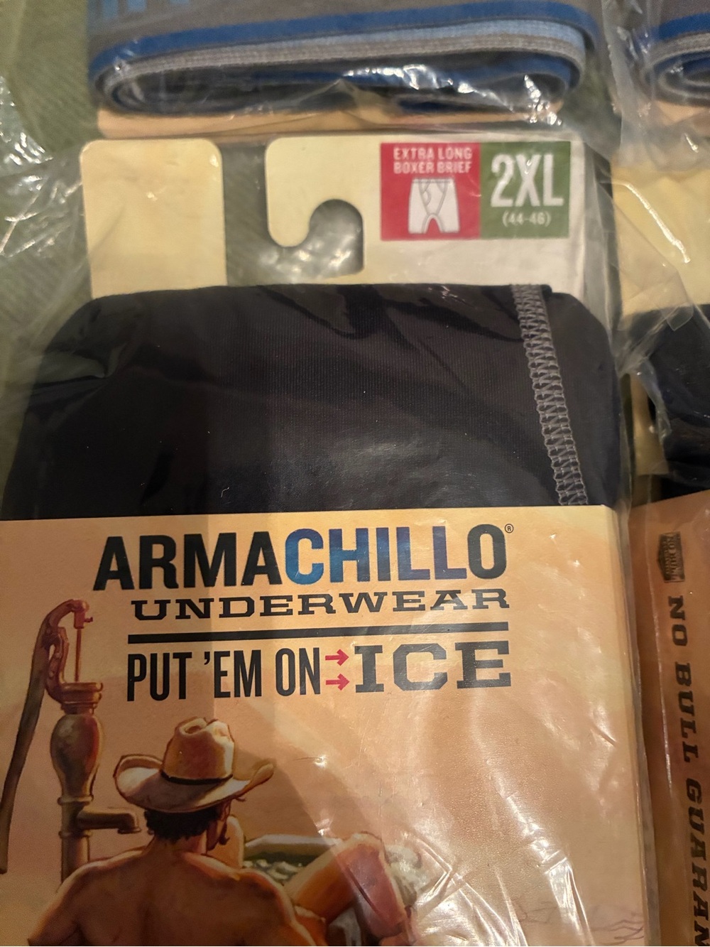 Duluth Trading Co Armachillo Black Boxer Briefs - 2XL